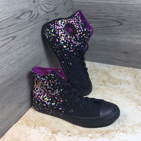 Converse Shoes - Converse CTAS HI BLACK/MULTI black/mult/conv